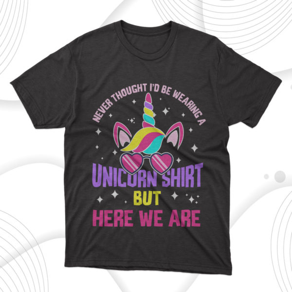 funny unicorn shirt for papa father t-shirt, dad gift