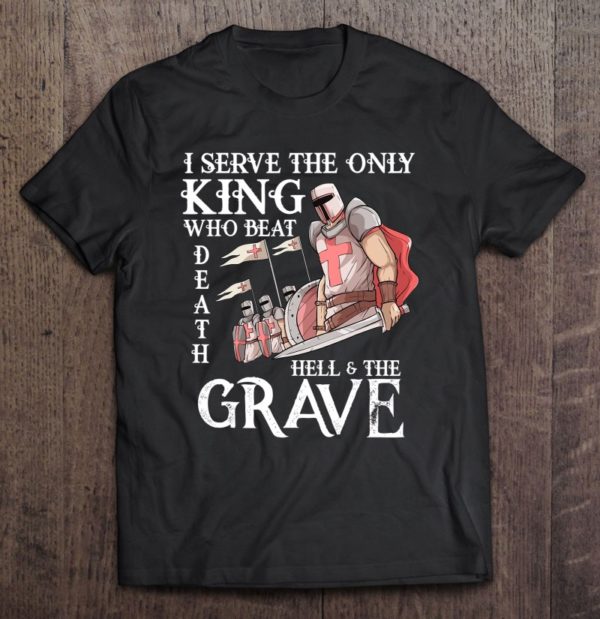 knights templar crusader knight christian king jesus christ t-shirt