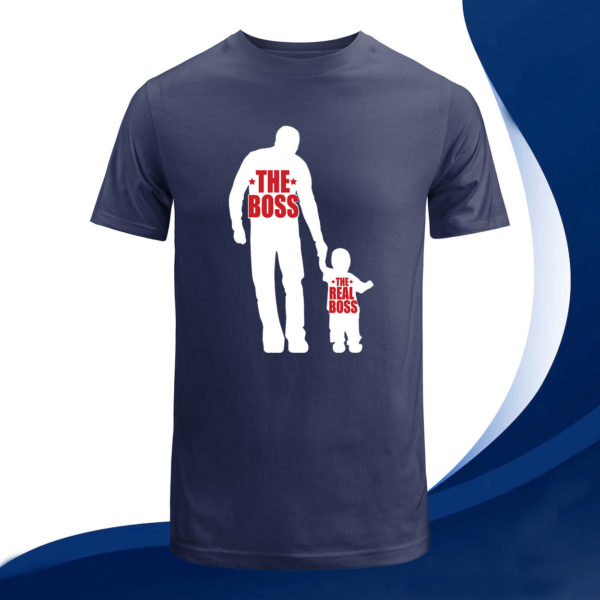 my son the real boss t-shirt, fathers day gift tee shirt