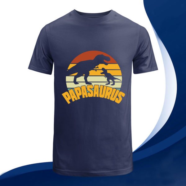 papasaurus dinosaur father t-shirt, gift for dad