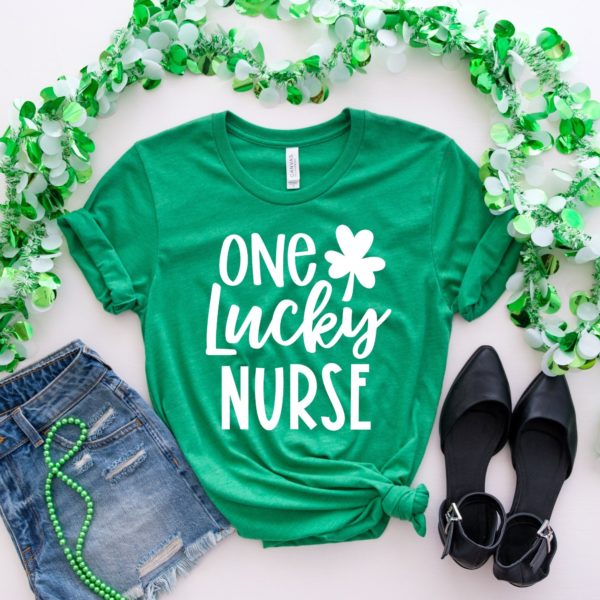 one lucky nurse unisex t-shirt