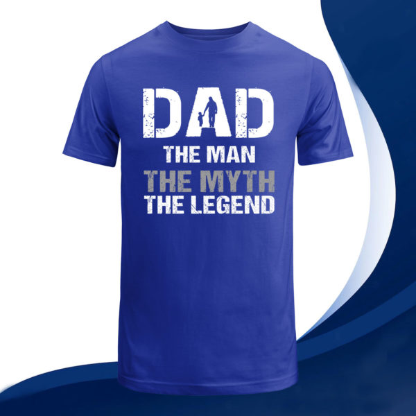 dad the man the myth the legend t-shirt, fathers day gift tee shirt