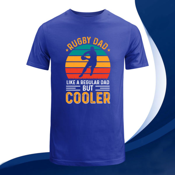 father's day gift cooler rugby dad fathers day t-shirt