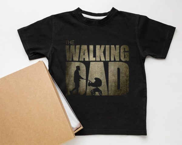 the walking dad father day unisex t-shirt