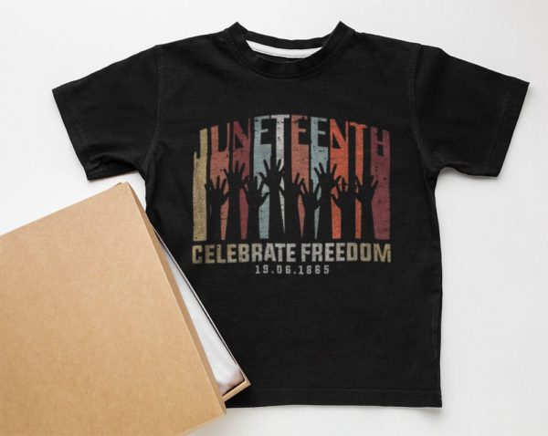juneteenth celebrate freedom 6-19-1865 t-shirt