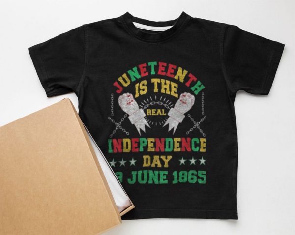 juneteenth is my independence day black king queen t-shirt