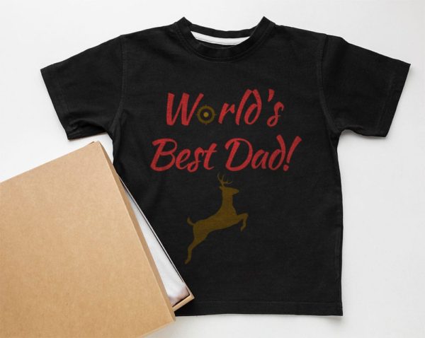 world?s best hunting dad t-shirt