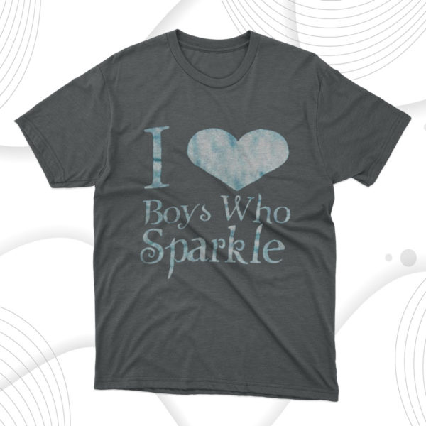 i love boys who sparkle twilight unisex t-shirt