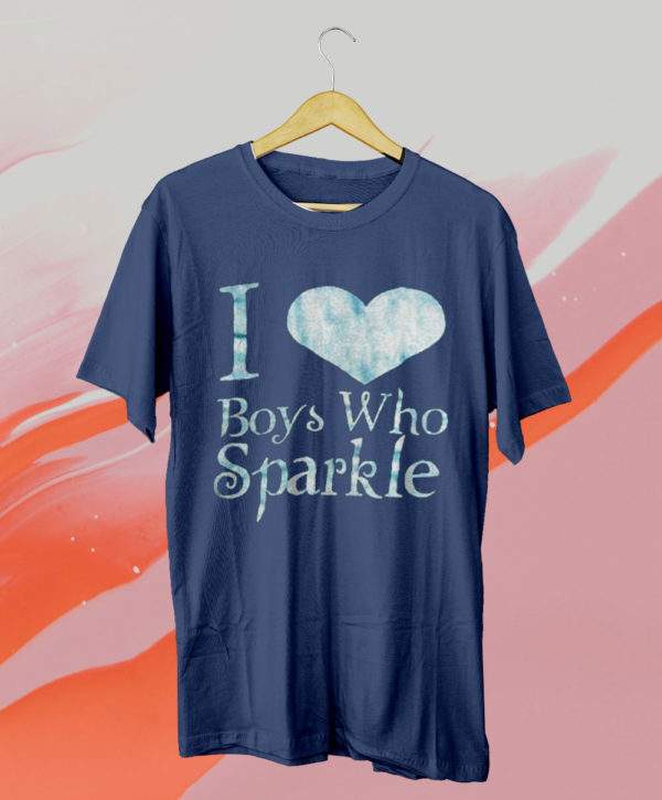 i love boys who sparkle twilight unisex t-shirt