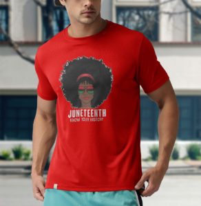 juneteenth know your history t-shirt
