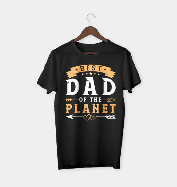 best dad of planet t-shirt, fathers day gift tee shirt