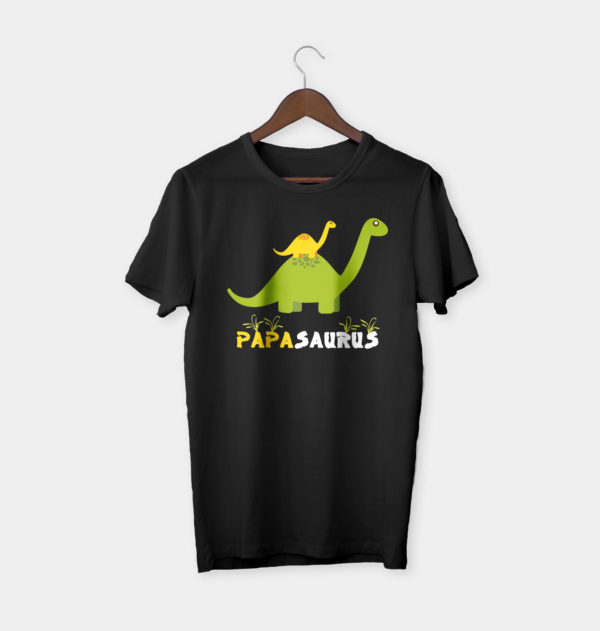 father's day gift papa saurus t-shirt