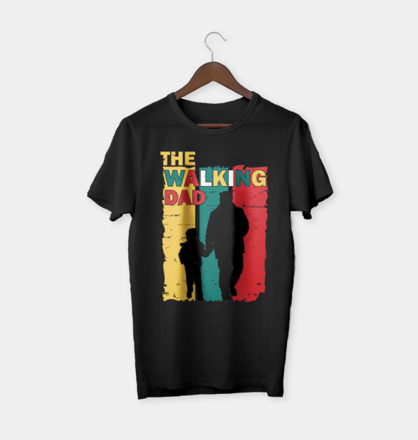 the walking dad t-shirt, dad gift