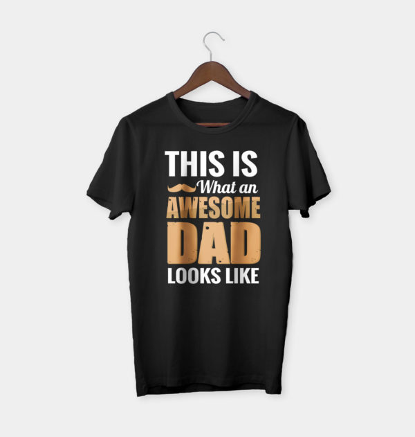 this is what an awesome dad looks like t-shirt