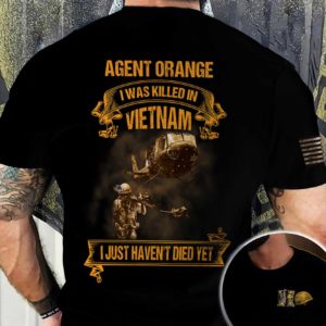 agent orange all over print t-shirt, veteran day shirt