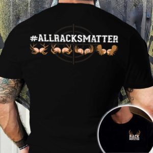 all rack matter boobs hunting all over print t-shirt