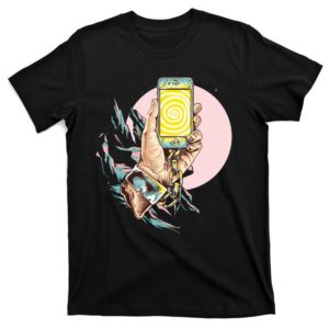 arrested by my phone t-shirt