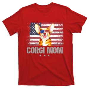 best corgi mom ever dog lover t-shirt