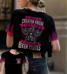 bikers against breast cancer all over print t-shirt