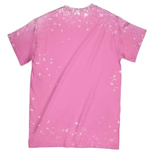 breast cancer awareness fight like a girl all over t-shirt