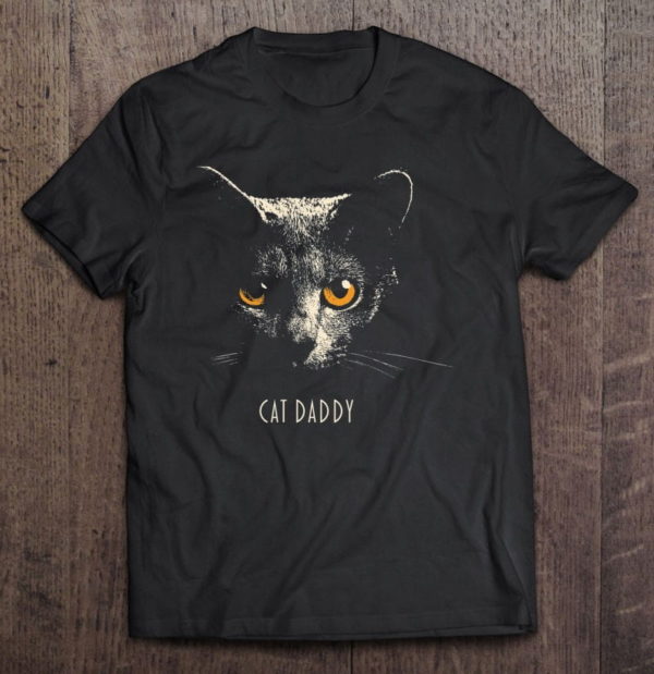 cool cat daddy happy father's day t-shirt