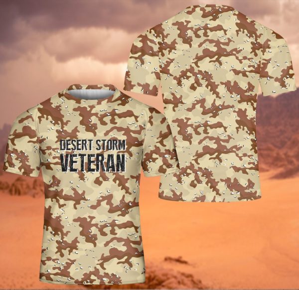 desert storm veteran all over print t-shirt, best desert veteran day shirt