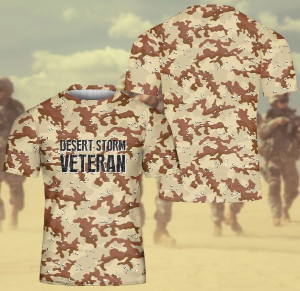desert storm veteran all over print t-shirt, best desert veteran day shirt