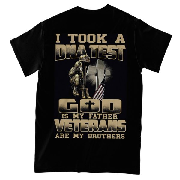 desert storm veteran i took a dna test god is my father veterans are my brother all over print t-shirt