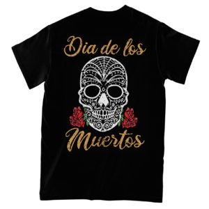 dia de los muertos mariachi costume all over print t-shirt