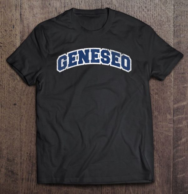 geneseo new york varsity style vintage t-shirt