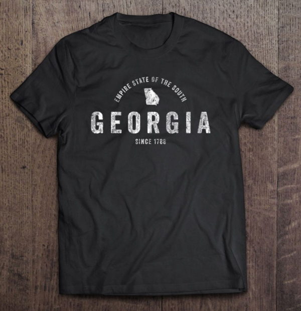 georgia vintage sports design retro ga t-shirt