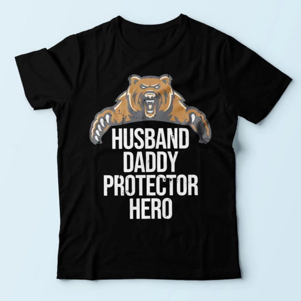 gift ideas for father, husband daddy protector hero, daddy shirt t shirt