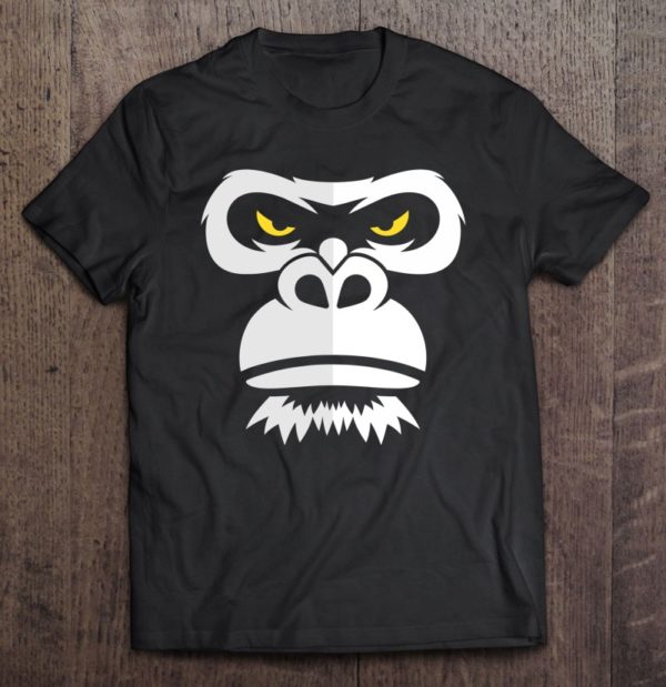 gorilla face animal lover gifts t-shirt
