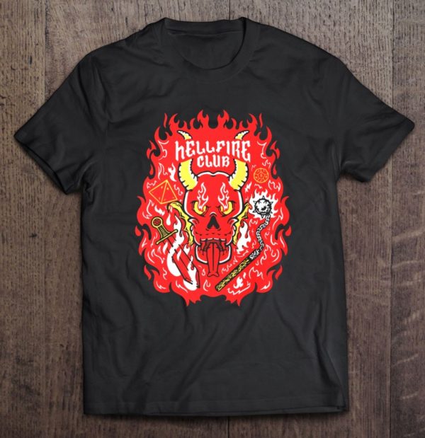 hellfire club unisex dungeons and dragons club t-shirt