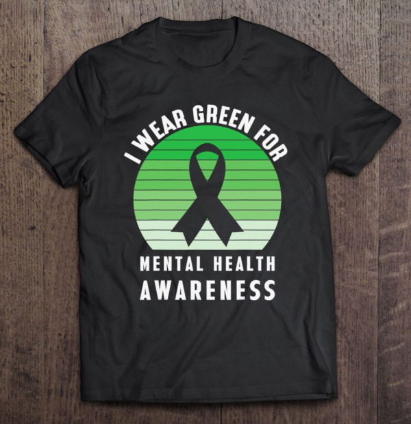 i wear greental health awareness month ribbon t-shirt