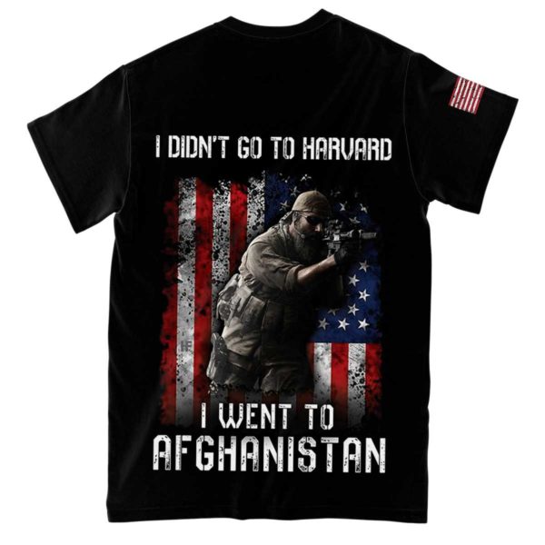 i went to afghanistan all over print t-shirt, vintage veteran shirt