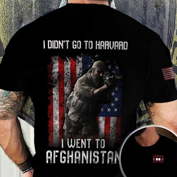 i went to afghanistan all over print t-shirt, vintage veteran shirt