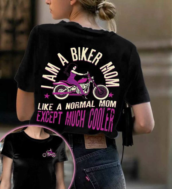 i'm a biker mom like a normal mom except much cooler aop t-shirt