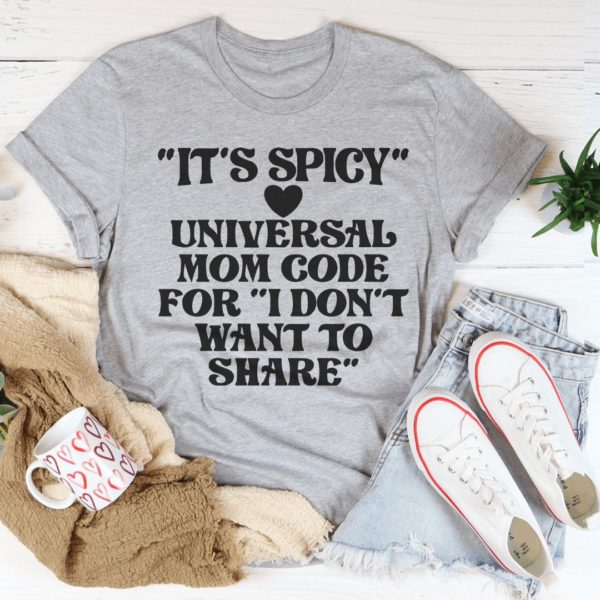it's spicy mom unisex t-shirt