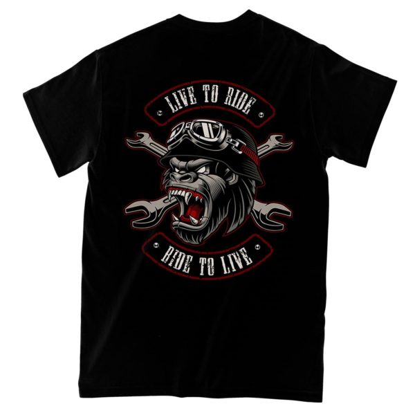 live to ride ride to live all over print t-shirt