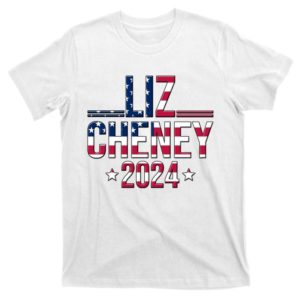 liz cheney 2024 american flag t-shirt