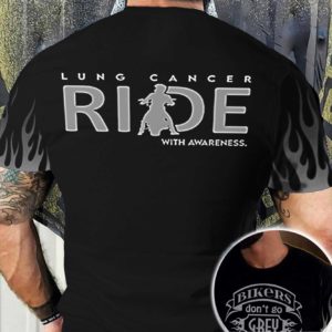 lung cancer bikers don't go grey we turn chrome aop t-shirt