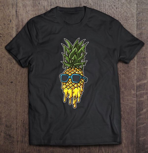 melting pineapple cute summer illustration ananas t-shirt
