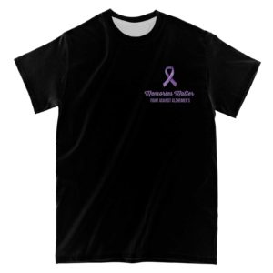 memories matter fight against alzheimer's aop t-shirt