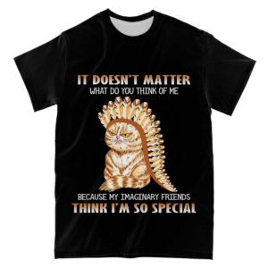 native american cat doesn't matter all over print t-shirt