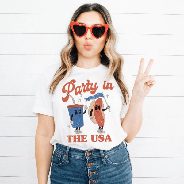 party in the usa t-shirt