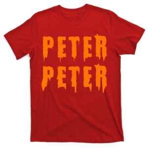 peter peter spooky halloween funny t-shirt