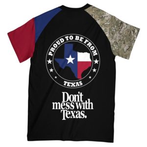 proud to be from texas all over t-shirt