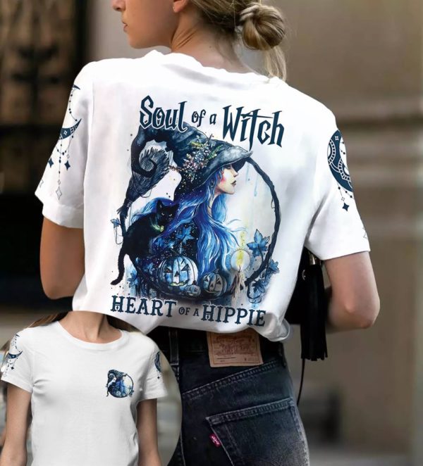 soul of a witch heart of a hippie aop t-shirt