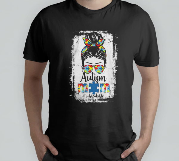 autism mom life autism awareness month mama autistic vintage t-shirt